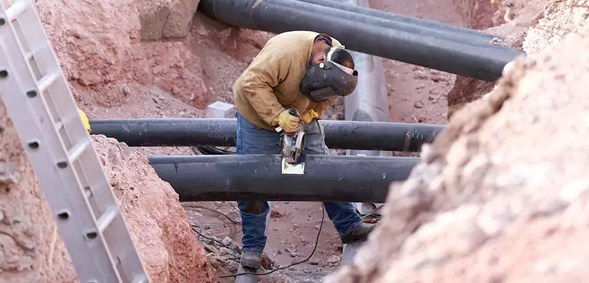 Cast Iron Sewer Pipe Replacement in Greenfield